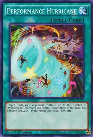 Performance Hurricane (Common) (MP16-EN214) - 2016 Mega-Tins Mega Pack 1st Edition
