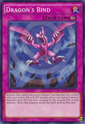 Dragon's Bind (Common) (MP16-EN223) - 2016 Mega-Tins Mega Pack Unlimited