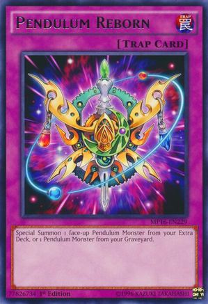 Pendulum Reborn (Rare) (MP16-EN229) - 2016 Mega-Tins Mega Pack Unlimited