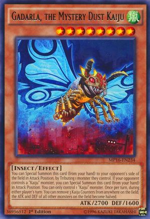 Gadarla, the Mystery Dust Kaiju (Rare) (MP16-EN234) - 2016 Mega-Tins Mega Pack Unlimited