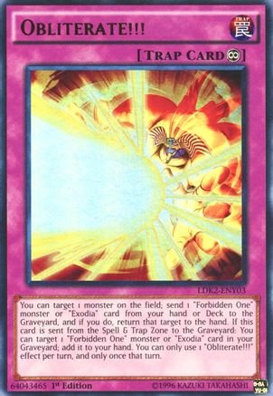 Obliterate!!! (Ultra Rare) (LDK2-ENY03) - Legendary Decks II 1st Edition