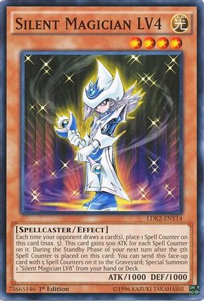 Silent Magician LV4 (Common) (LDK2-ENY14) - Legendary Decks II 1st Edition