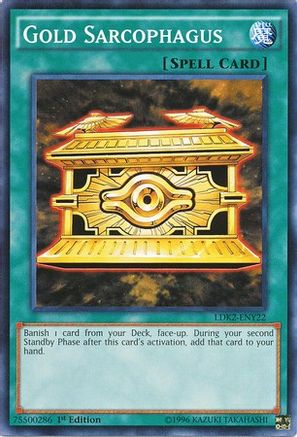 Gold Sarcophagus (Common) (LDK2-ENY22) - Legendary Decks II 1st Edition