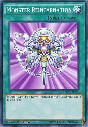 Monster Reincarnation (Common) (LDK2-ENY32) - Legendary Decks II Unlimited