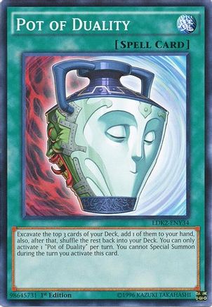 Pot of Duality (Common) (LDK2-ENY34) - Legendary Decks II 1st Edition