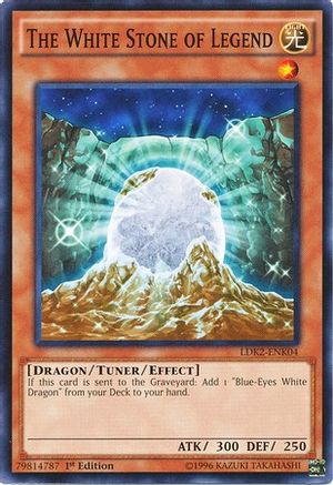 The White Stone of Legend (Common) (LDK2-ENK04) - Legendary Decks II 1st Edition