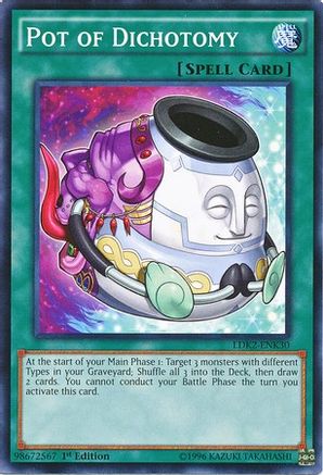 Pot of Dichotomy (Common) (LDK2-ENK30) - Legendary Decks II Unlimited