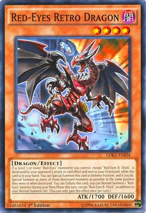 Red-Eyes Retro Dragon (Common) (LDK2-ENJ04) - Legendary Decks II Unlimited