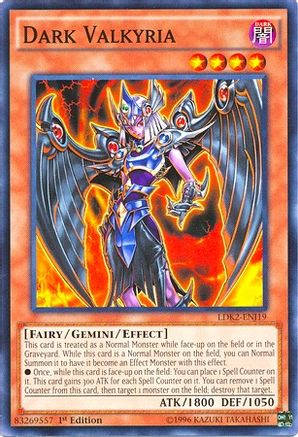 Dark Valkyria (Common) (LDK2-ENJ19) - Legendary Decks II 1st Edition