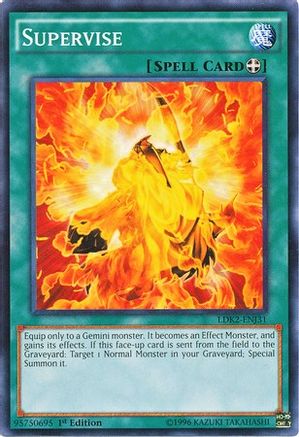 Supervise (Common) (LDK2-ENJ31) - Legendary Decks II Unlimited