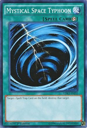 Mystical Space Typhoon (Common) (LDK2-ENJ32) - Legendary Decks II Unlimited