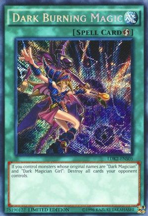 Dark Burning Magic (Secret Rare) (LDK2-ENS05) - Legendary Decks II Limited