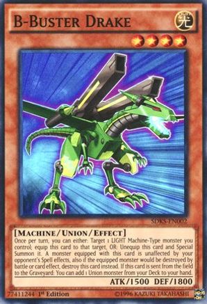 B-Buster Drake (Super Rare) (SDKS-EN002) - Structure Deck: Seto Kaiba Unlimited
