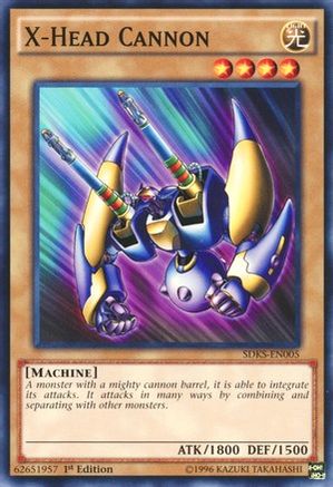 X-Head Cannon (Common) (SDKS-EN005) - Structure Deck: Seto Kaiba 1st Edition