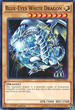 Blue-Eyes White Dragon (Common) (SDKS-EN009) - Structure Deck: Seto Kaiba Unlimited