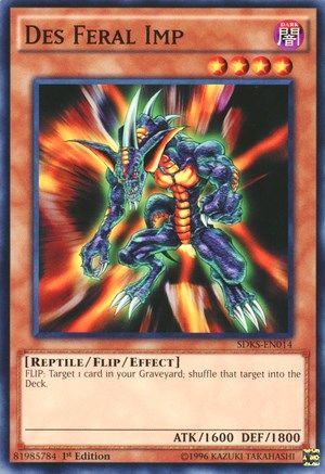 Des Feral Imp (Common) (SDKS-EN014) - Structure Deck: Seto Kaiba 1st Edition