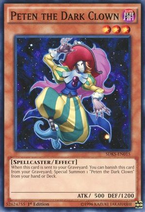 Peten the Dark Clown (Common) (SDKS-EN015) - Structure Deck: Seto Kaiba 1st Edition