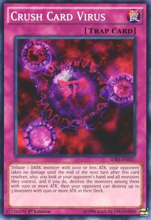 Crush Card Virus (Common) (SDKS-EN031) - Structure Deck: Seto Kaiba Unlimited