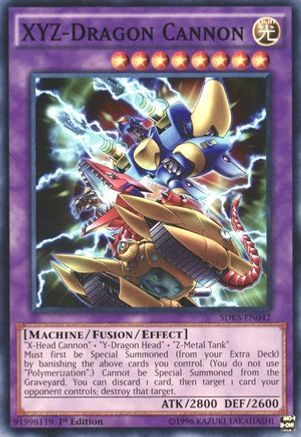 XYZ-Dragon Cannon (Common) (SDKS-EN042) - Structure Deck: Seto Kaiba 1st Edition