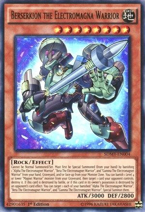 Berserkion the Electromagna Warrior (Ultra Rare) (SDMY-EN004) - Structure Deck: Yugi Muto 1st Edition