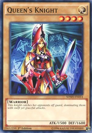 Queen's Knight (Common) (SDMY-EN014) - Structure Deck: Yugi Muto 1st Edition