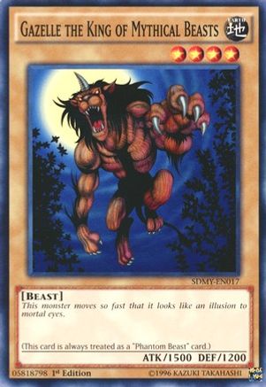 Gazelle the King of Mythical Beasts (Common) (SDMY-EN017) - Structure Deck: Yugi Muto 1st Edition