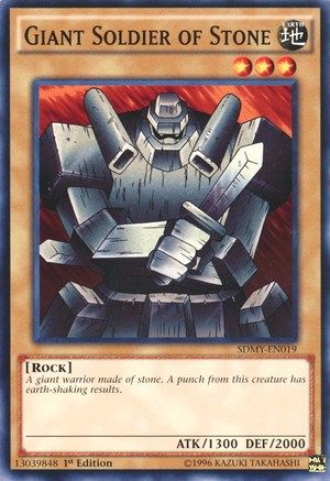 Giant Soldier of Stone (Common) (SDMY-EN019) - Structure Deck: Yugi Muto 1st Edition