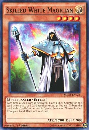Skilled White Magician (Common) (SDMY-EN022) - Structure Deck: Yugi Muto 1st Edition