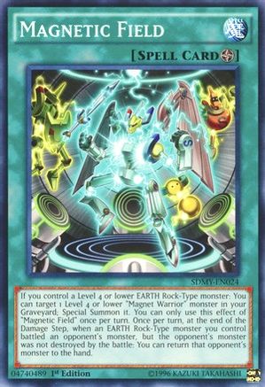 Magnetic Field (Common) (SDMY-EN024) - Structure Deck: Yugi Muto 1st Edition