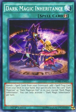 Dark Magic Inheritance (Common) (SDMY-EN025) - Structure Deck: Yugi Muto 1st Edition