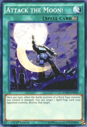 Attack the Moon! (Common) (SDMY-EN034) - Structure Deck: Yugi Muto 1st Edition