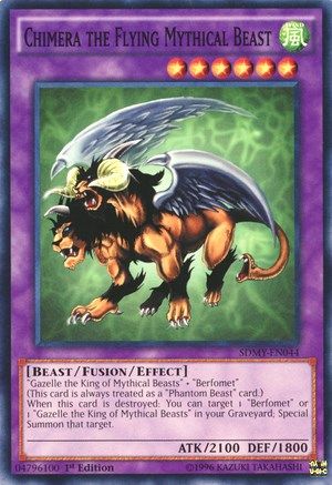 Chimera the Flying Mythical Beast (Common) (SDMY-EN044) - Structure Deck: Yugi Muto 1st Edition