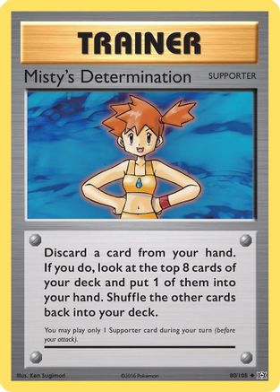 Misty's Determination (080/108) [XY  Evolutions] - Uncommon