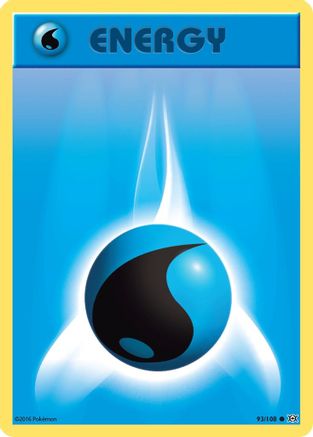 Water Energy (093/108) [XY  Evolutions] Reverse Holofoil - Common