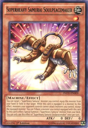 Superheavy Samurai Soulpeacemaker (Rare) (INOV-EN009) - Invasion: Vengeance 1st Edition