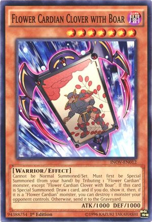 Flower Cardian Clover with Boar (Common) (INOV-EN012) - Invasion: Vengeance 1st Edition