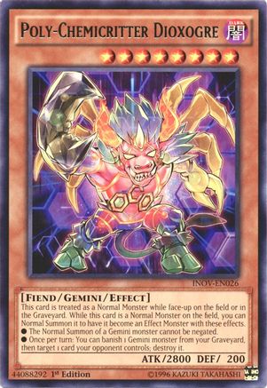 Poly-Chemicritter Dioxogre (Rare) (INOV-EN026) - Invasion: Vengeance Unlimited