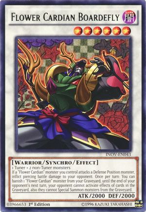 Flower Cardian Boardefly (Rare) (INOV-EN043) - Invasion: Vengeance 1st Edition