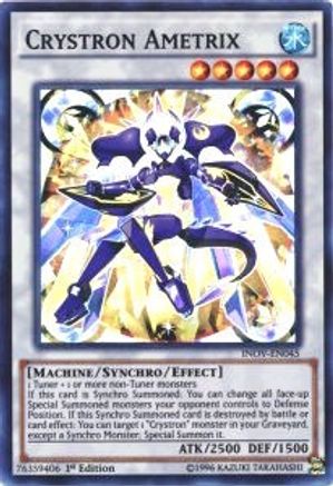 Crystron Ametrix (Super Rare) (INOV-EN045) - Invasion: Vengeance Unlimited