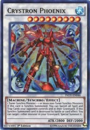Crystron Phoenix (Ultra Rare) (INOV-EN046) - Invasion: Vengeance Unlimited