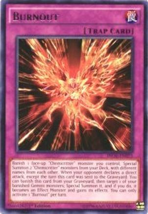 Burnout (Rare) (INOV-EN073) - Invasion: Vengeance Unlimited