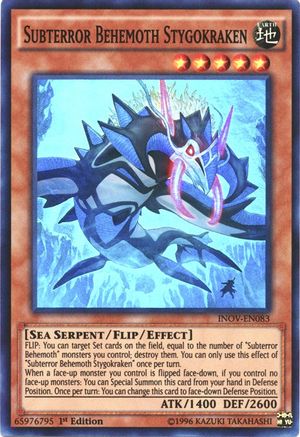 Subterror Behemoth Stygokraken (Super Rare) (INOV-EN083) - Invasion: Vengeance Unlimited