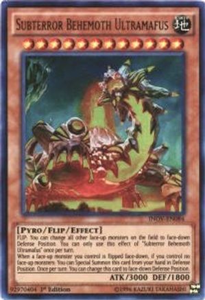 Subterror Behemoth Ultramafus (Ultra Rare) (INOV-EN084) - Invasion: Vengeance Unlimited