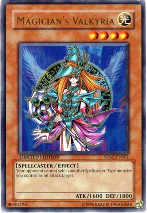 Magician's Valkyria (Ultra Rare) (SDSC-ENSE1) - Structure Deck: Spellcaster's Command Limited