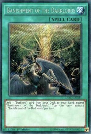 Banishment of the Darklords (Secret Rare) (DESO-EN034) - Destiny Soldiers 1st Edition