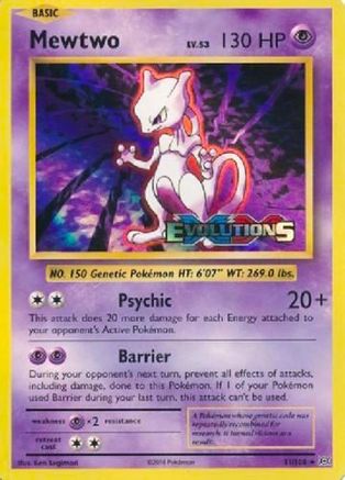 Mewtwo (XY Evolutions Prerelease) (51/108) [XY Promos] Holofoil - Promo