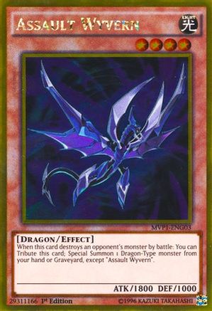 Assault Wyvern (Gold Rare) (MVP1-ENG03) - The Dark Side of Dimensions Movie Pack: Gold Edition 1st Edition