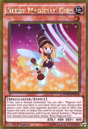 Berry Magician Girl (Gold Rare) (MVP1-ENG14) - The Dark Side of Dimensions Movie Pack: Gold Edition 1st Edition