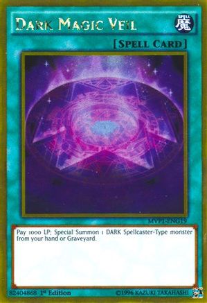 Dark Magic Veil (Gold Rare) (MVP1-ENG19) - The Dark Side of Dimensions Movie Pack: Gold Edition 1st Edition