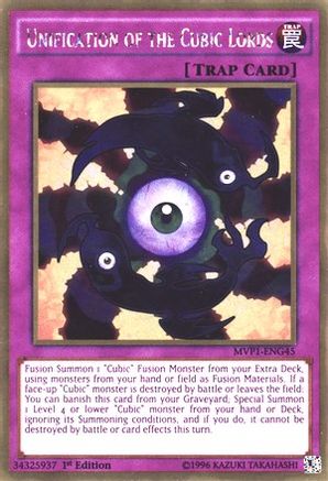 Unification of the Cubic Lords (Gold Rare) (MVP1-ENG45) - The Dark Side of Dimensions Movie Pack: Gold Edition 1st Edition